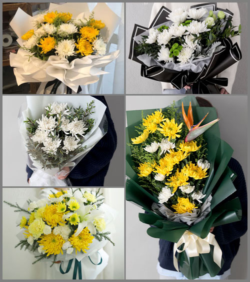 湖北襄阳市襄州区双沟镇刘大湾村白事花束代送